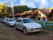 estacionamento em frente aos chalés :: Pousada Chalés do Parque estacionamento em frente aos chalés :: Pousada Chalés do Parque