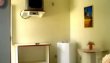 Sala integrada na suite.