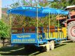Trenzinho puxado pelo trator. :: Pousada Estancia São Domingos Trenzinho puxado pelo trator. :: Pousada Estancia São Domingos