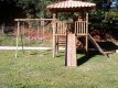 Parquinho para as crianças com balanço, escorregador, escalada e varanda. Em volta jardim, lagoa para pescaria e bancos para as mamães cuidarem com carinho dos pequeninos. :: Hotel Pousada Vovó Duda - Foto 13 Parquinho para as crianças com balanço, escorregador, escalada e varanda. Em volta jardim, lagoa para pescaria e bancos para as mamães cuidarem com carinho dos pequeninos. :: Hotel Pousada Vovó Duda - Foto 13