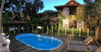 Fachada Pousada Canoa Azul, piscina de frente para lagoa. :: Pousada Canoa Azul - Foto 1 Fachada Pousada Canoa Azul, piscina de frente para lagoa. :: Pousada Canoa Azul - Foto 1