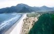 Vista aérea da praia. :: Guaraú Ecopousada - Foto 8 Vista aérea da praia. :: Guaraú Ecopousada - Foto 8